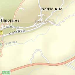 Hinojares Street Map