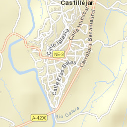 Castilléjar Street Map