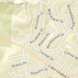 3313 Arcadian Dr, Castro Valley, CA 94546 Street Map