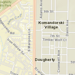 Dougherty Rd Dublin, California Street Map