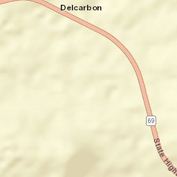Delcarbon Colorado Street Map