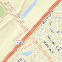 1632-1642 Westlynn Street Wichita Street Map