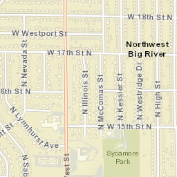 3401 W 15th St N Wichita KS 67203 Street Map