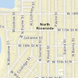 1951 N Garland St Wichita KS 67203 Street Map