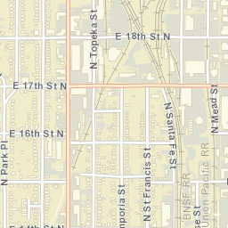 1601-1649 N Broadway St Wichita KS Street Map