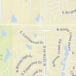 1701-1799 N Rocky Creek Rd Wichita Street Map