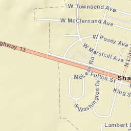 198 W Posey Ave Shawneetown, Illinois Street Map