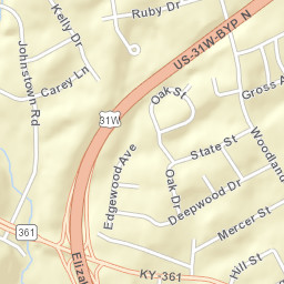 101-199 Hill Street, Elizabethtown, KY 42701 Street Map