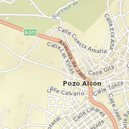 Pozo Alcón Street Map