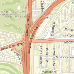 4055 Alemany Blvd, San Francisco, CA 94132, USA Street Map