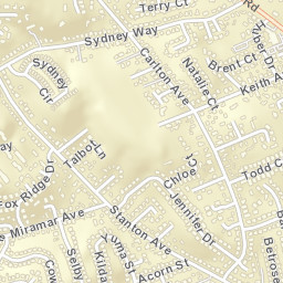 18770-18842 Carlton Ave, Castro Valley, CA Street Map