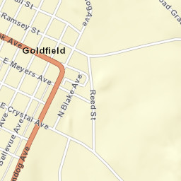 Veterans Memorial Highway, Goldfield, NV Street Map