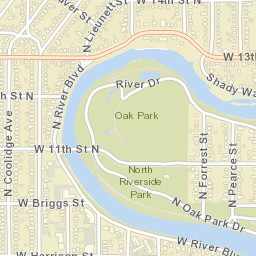 1155 North River Boulevard, Wichita, KS Street Map