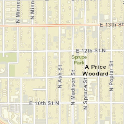 1000-1006 N Grove St, Wichita, KS 67214 Street Map