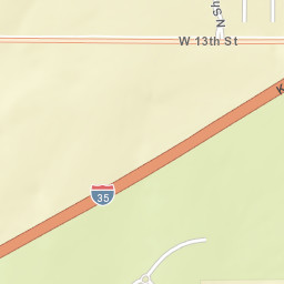 Interstate 35 Minneha KS America Street Map