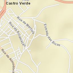 Castro Verde Street Map