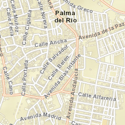 Palma del Río Street Map