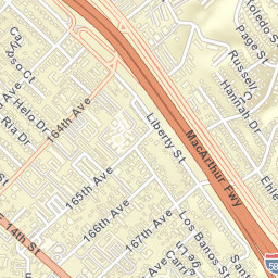 Ashland California Street Map