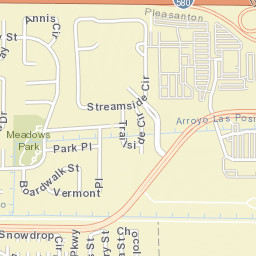 3003-3017 Melbourne Ct, Pleasanton, CA Street Map