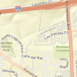 1297 Portola Meadows Rd Livermore Street Map