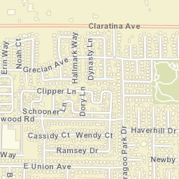 3709-3713 Dragoo Park Dr, Modesto, CA Street Map