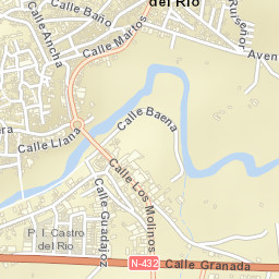 Castro del Río Street Map