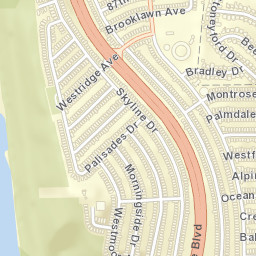 201 Skyline Dr, Daly City, CA 94015 Street Map