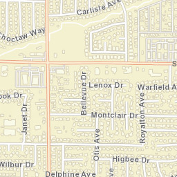 3455-3499 Carver Rd Modesto CA Street Map