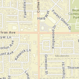 1217-1221 Las Cruces Ct Modesto CA Street Map