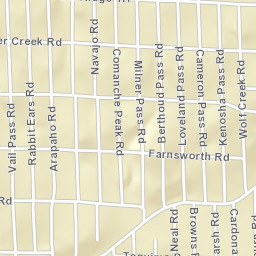 Alpine Colorado Street Map