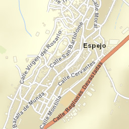Espejo Street Map