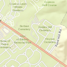 2070-2150 Hillside Blvd Colma CA Street Map