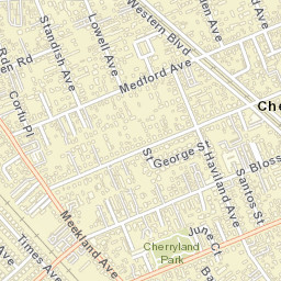 Cherryland California Street Map