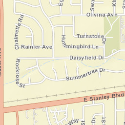 100-144 Rainier Ave Livermore CA Street Map