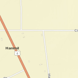 US-6 Bishop, California Street Map