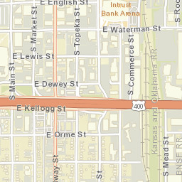 801-807 S Market St Wichita KS Street Map