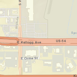 333 South Webb Road, Wichita, KS 67207 Street Map