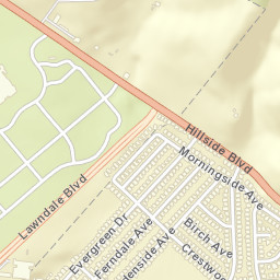 2624-2646 Hillside Blvd Colma CA Street Map