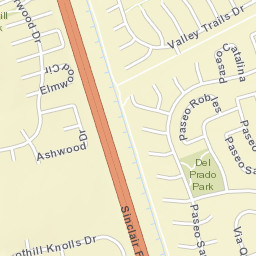 2900-2990 Calle de la Mesa Pleasanton Street Map