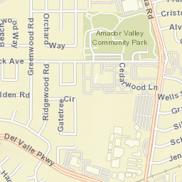 4741-4763 Golden Rd Pleasanton CA Street Map