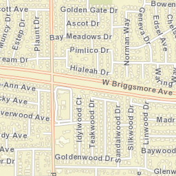 1705-1709 Idylwood Court Modesto Street Map