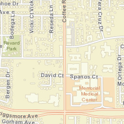 1590-1598 Lorry Ave Modesto CA  Street Map