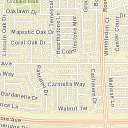 2009 Star Oak Ave Modesto CA Street Map