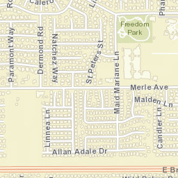 3200-3266 Mont Cliff Ct Modesto CA Street Map