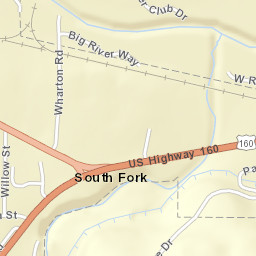 South Fork Colorado Street Map