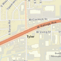 8619 West Kellogg Drive, Wichita, KS 67209 Street Map