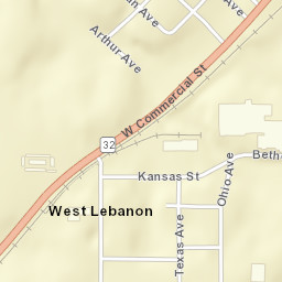 901 West Commercial Street, Lebanon, MO Street Map