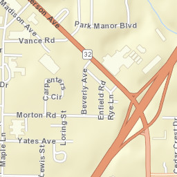 S Madison Ave Lebanon MO 65536 Street Map