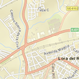 Lora del Río Street Map