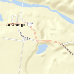 La Grange California Street Map